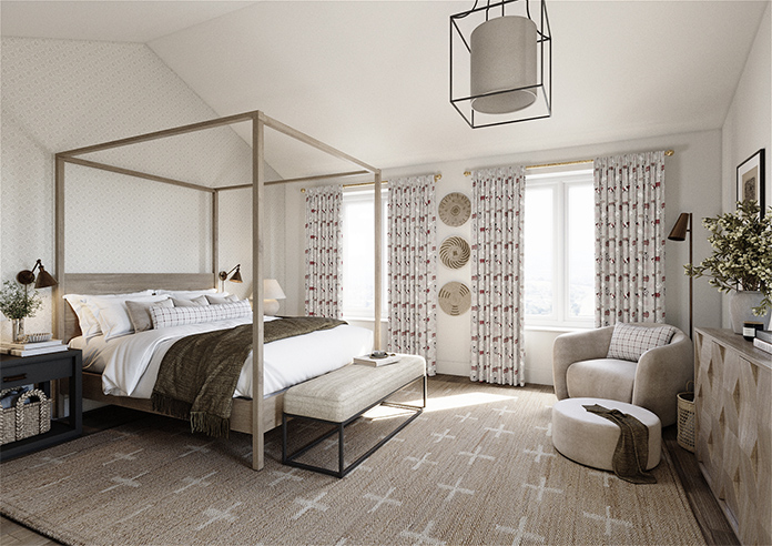 Baa Baa, Peony - Made to Measure Curtains - Image 7